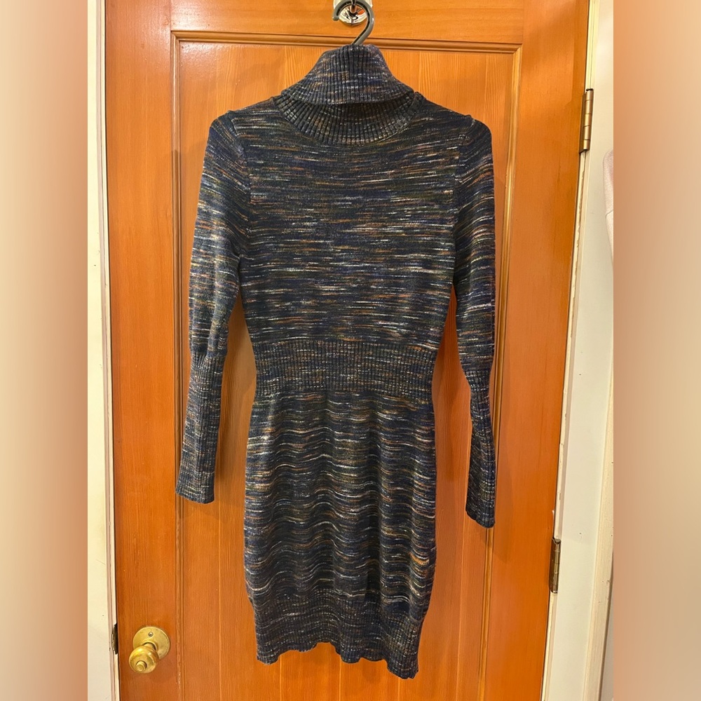 Krimson Klover Knit Turtleneck Dress